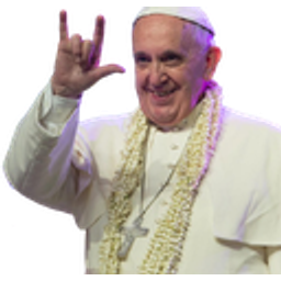 Pope Wassup emoji