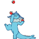 Vaporeon Juggle emoji