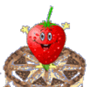Excited Strawberry emoji