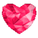 Diamond Heart Red emoji