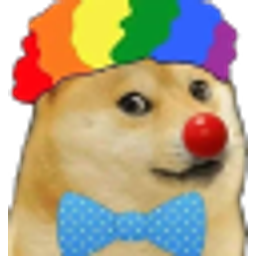 Clown Dog emoji