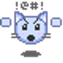 Neko Swearing emoji