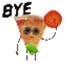 Pizza Bye emoji
