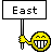 East emoji