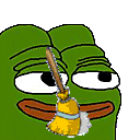 Pepe Mop Smug emoji