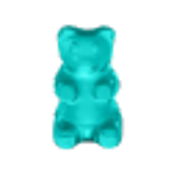 Gummy Bear Teal emoji