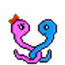 Worm Love emoji