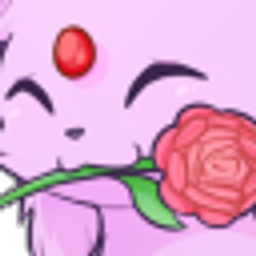 Espeon Rose Flirt emoji