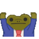 Stress Robert Corporate Frog emoji