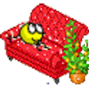 On Couch emoji