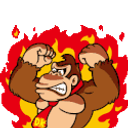 Donkeykongfire emoji