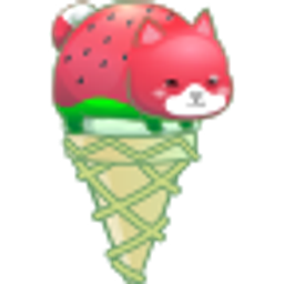 Cat Strawberry Icecream emoji