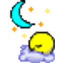Zzz Moon emoji