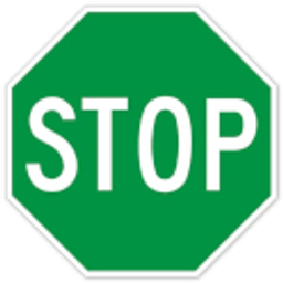 Greenstopsign emoji