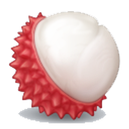 Lychee emoji