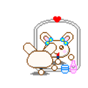 Rabbit Lipstick emoji