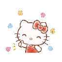 Hello Kitty Wave emoji