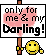 Only For Me And My Darling emoji
