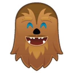 Chewbacca Happy emoji