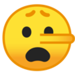 Liar emoji