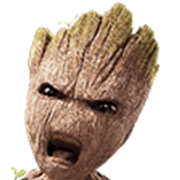 Groot Upset emoji