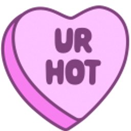 Heart Ur Hot emoji