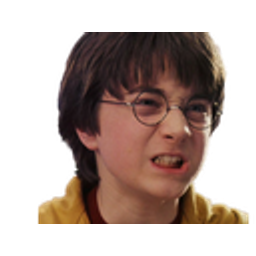 Harry Potter Angry Face emoji