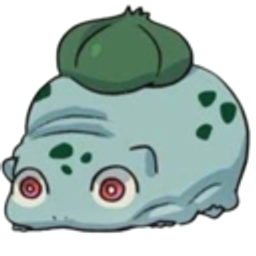 Bulbasaur Sleepy Blush emoji