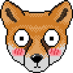 Flushed Fox emoji