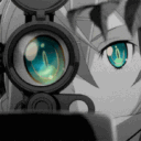 Anime Girl Goggles Peek emoji