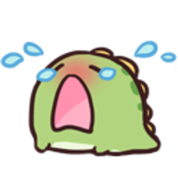 Dino Cry emoji
