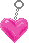 Keychain Heart emoji