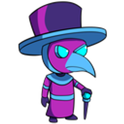 Plague Doctor Hat Cane emoji
