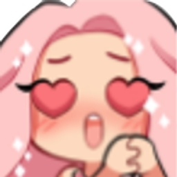 Hearteyes Pink emoji