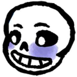 Sans Blush emoji