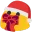 Blob Christmas Gift emoji