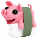 Pig Sushi emoji