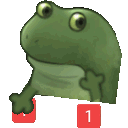 Frogeping emoji