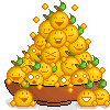 Orange Pyramid emoji