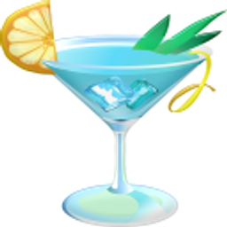 Cocktail Blue emoji