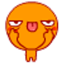 Orange Goofy emoji