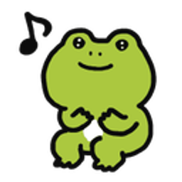 Frog Sing emoji