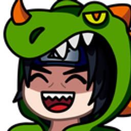 Girl Dino Hat Laugh emoji
