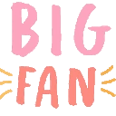 Bigfan emoji