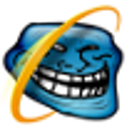 Internet Explorer Troll emoji