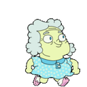 Walking Grandma emoji