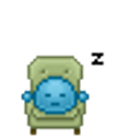 Armchair Sleeping emoji