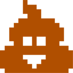 8bit Poop emoji