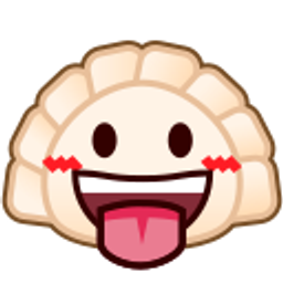 Stuckouttongue Dumpling emoji