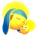 Mary And Jesus emoji